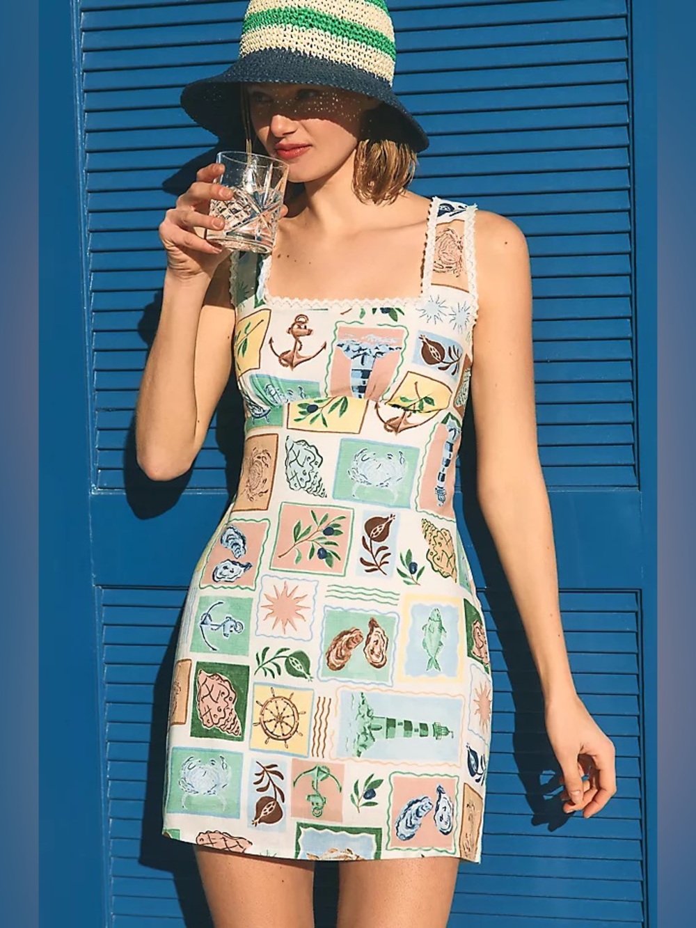 Nobody's Child Ciara Sleeveless Square-Neck Mini Dress